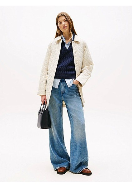 Th Logotape Mını Tote Kadın Mavi Çanta AW0AW17448DW6 fiyatları