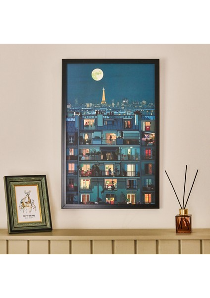 Deco Voisins Tablo - Mavi - 40X60 cm