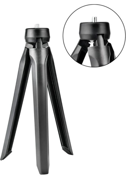 3 Ayak Mini Kamera Lens Işık Tripodu 1/4 Vida Uyumlu Kamera Sabitleyici - FC1074