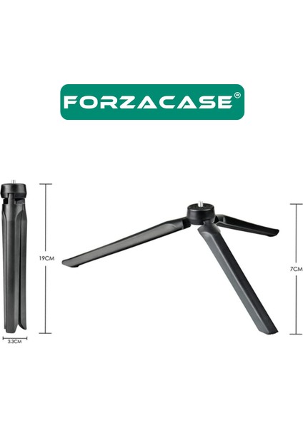 3 Ayak Mini Kamera Lens Işık Tripodu 1/4 Vida Uyumlu Kamera Sabitleyici - FC1074 indirimleri
