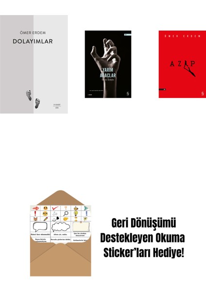 Dolayımlar + Yarım Ağaçlar + Azap + Okuma Sticker'ları