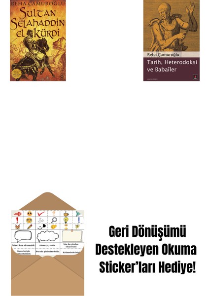 Sultan Selahaddin El Kürdi + Tarih, Heterodoksi ve Babailer + Okuma Sticker'ları