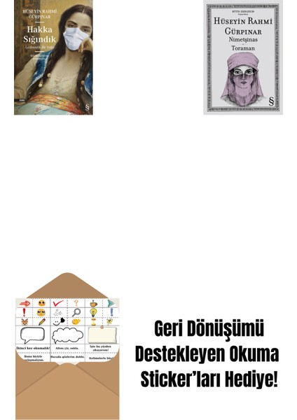 Hakka Sığındık + Nimetşinas - Toraman + Okuma Sticker'ları