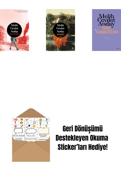 Barem Kanunu + Aylaklar (Ciltli) + Şiir Yaşantısı - Şiir Yazıları + Okuma Sticker'ları