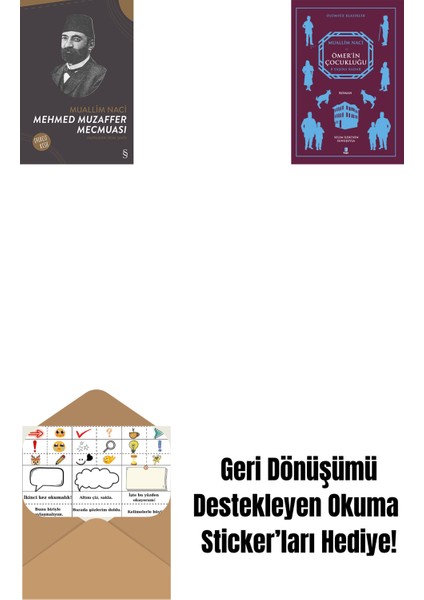 Mehmed Muzaffer Mecmuası + Ömer'in Çocukluğu + Okuma Sticker'ları