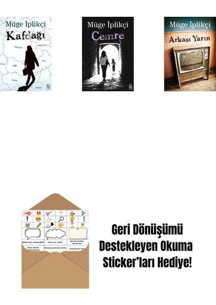 Kafdağı + Cemre + Arkası Yarın + Okuma Sticker'ları