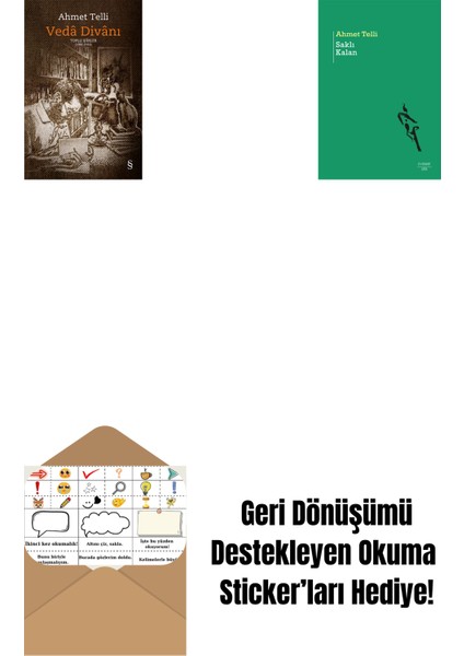 Vedâ Divânı (Bez Ciltli) + Saklı Kalan + Okuma Sticker'ları