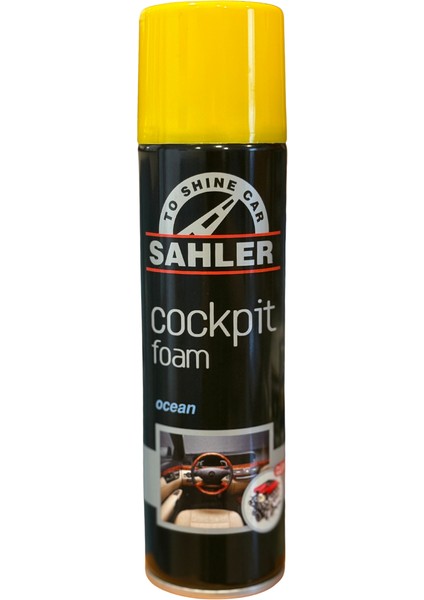 Araç Kokpit Temizleyici Foam - Okyanus Kokulu Özel Köpük Slikon Sprey