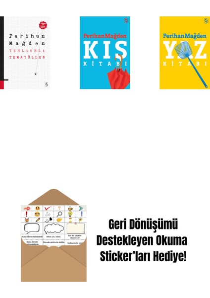 Tehlikeli Temayüller + Kış Kitabı + Yaz Kitabı + Okuma Sticker'ları