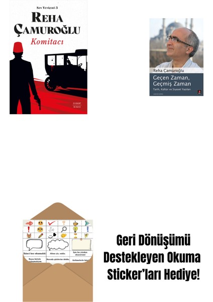 Komitacı + Geçen Zaman, Geçmiş Zaman + Okuma Sticker'ları