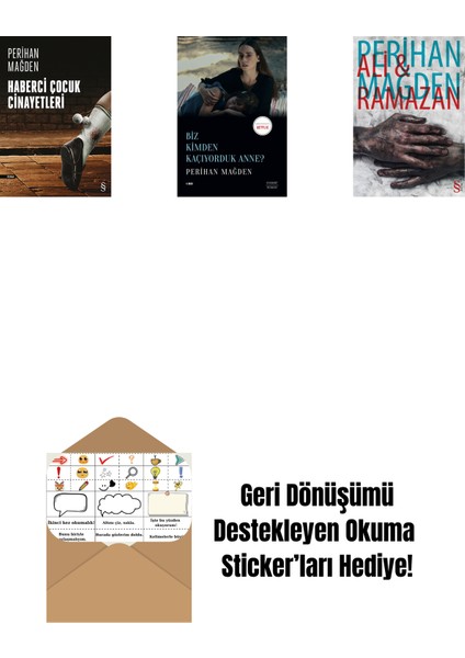 Haberci Çocuk Cinayetleri + Biz Kimden Kaçıyorduk Anne? + Ali And Ramazan + Okuma Sticker'ları