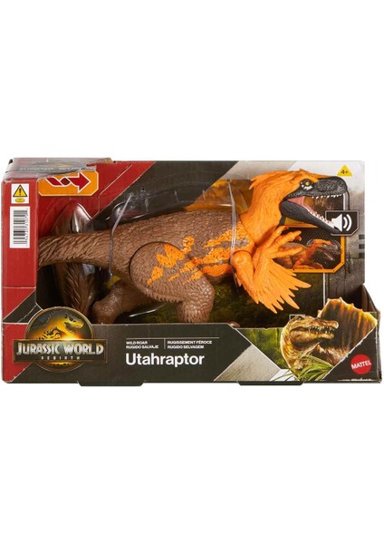 Sesli Jurassic World Kükreyen Dinozor Figürü Film Serisi 30 cm JGB87 - Utahraptor JGC80 fırsatları