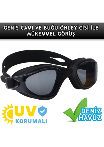 Yetişkin Deniz Havuz Yüzücü Gözlüğü Seti (Gözlük+Gözlük Kabı) fiyatları