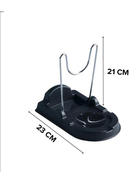 Kapak Kepçe Standı Yemek Pişirmeye Yardımcı Organizer