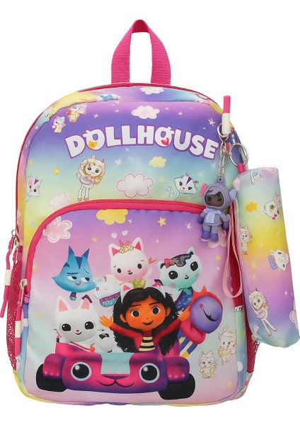 Yigit Butik Gabby's Dollhouse Baskılı Kız Çocuk Anaokulu Çantası