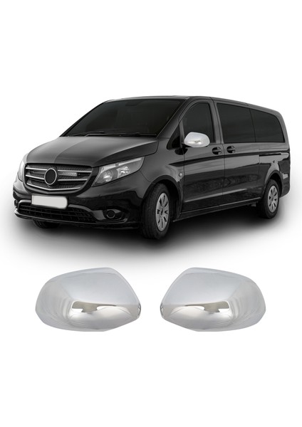 Mercedes Vito W447 2015 ve Üzeri Ayna Kapağı 2 Parça Abs Krom Kaplama fiyatları