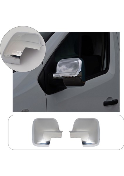 Renault Trafic Uyumlu 2015 ve Üzeri Ayna Kapağı 2 Parça Abs Krom Kaplama
