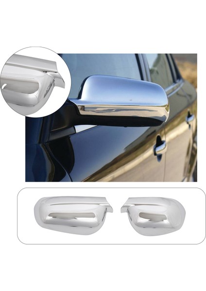 Seat Toledo Uyumlu 1999-2005 Ayna Kapağı 2 Parça Abs Krom Kaplama