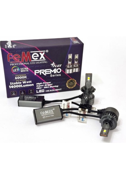 Premio Plus H7 Şimşek Etkili LED Xenon 14000 Lumen fiyatları