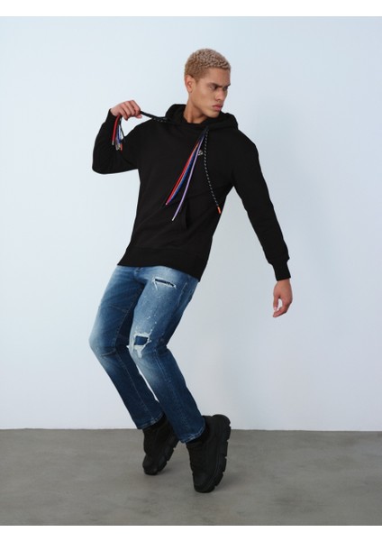 Loose Fit Erkek Sweatshirt