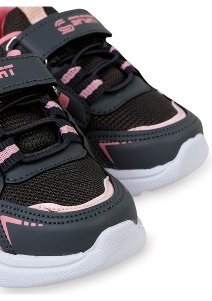 Kız Çocuk Spor Ayakkabı 21-25 Numara Füme-Pembe fırsatları