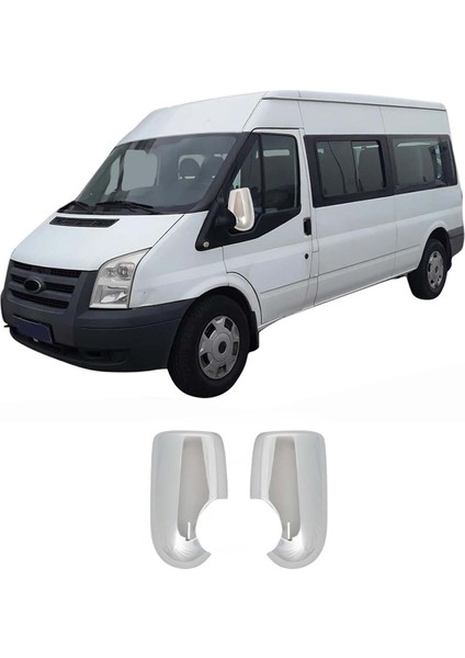 Ford Transit Uyumlu 2003-2014 Ayna Kapağı 2 Parça Abs Krom Kaplama