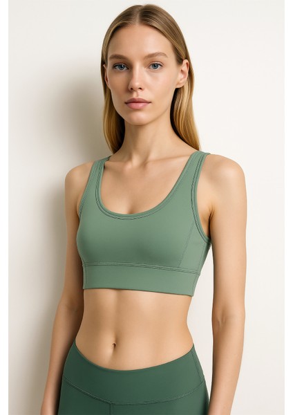 Kalın Askılı Toparlayıcı Spor Büstiyer