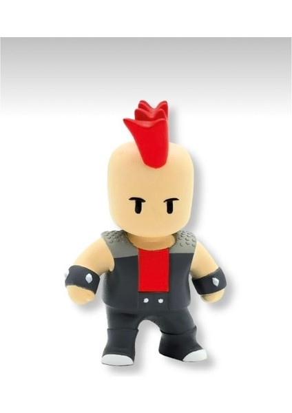 Stumble Guys Seri 1 - 3D Mini 3 Lü Figür Seti - 3 Adet Leonidas Punk Dude Ruby Cupid - 5 cm fırsatları