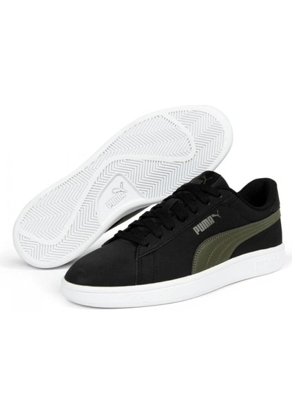 Puma Smash 3.0 Buck 392336-07 ERKEK Siyah Günlük Sneaker Ayakkabı