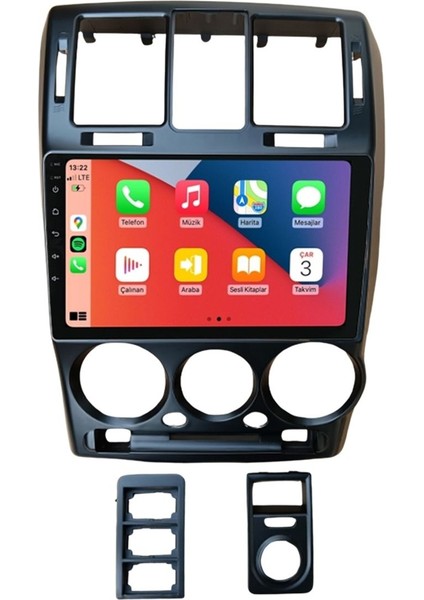 Q101779 Hyundai Getz 2003-2010 6 GB Ram 64 GB Hafıza QLED Ekran Carplay Android Multimedya Teyp
