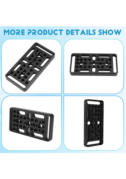 Hızlı Çıkarma Plakası Çok Işlevli Genişleyen Soğuk Ayakkabı Peynir Plakası Çift Delikli Boru Kelepçesi Tripod Adaptör Plakası (Yurt Dışından) indirimleri