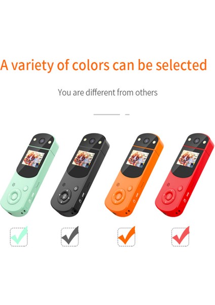 El Tipi Dijital Mini Spor Kamerası 1080P Osmo Cep Dv Kamera Hd Kızılötesi Video Kamera Aksiyon Kamerası-Kırmızı (Yurt Dışından) fiyatları