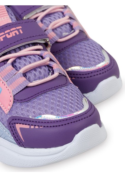 Kız Çocuk Spor Ayakkabı 21-25 Numara Lila-Pembe modelleri