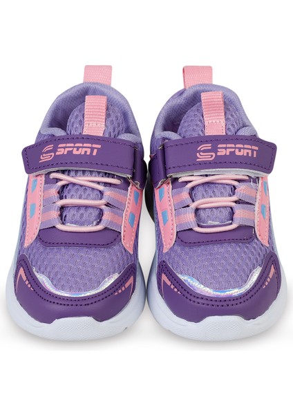 Kız Çocuk Spor Ayakkabı 21-25 Numara Lila-Pembe fırsatları
