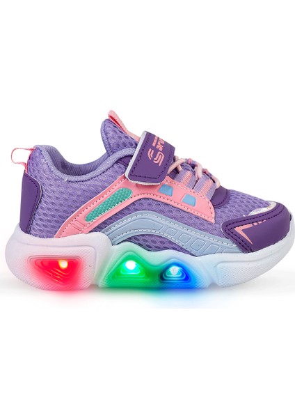 Kız Çocuk Spor Ayakkabı 21-25 Numara Lila-Pembe indirimleri