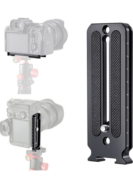 Dslr Kamera Arca Swiss Braket Hızlı Çıkarma Plakası Dikey Yatay Anahtarlama Kamera L Braket Tripod Kafa Monopod (Yurt Dışından)