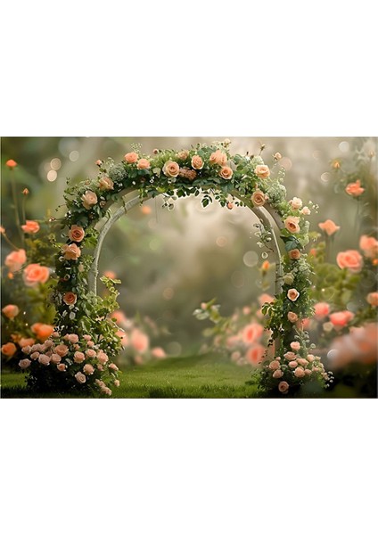 210X150CM Fotoğraf Arkaplanı Kumaş Çelenk Manzara Düğün 3D Parti Tatil Portre Fotoğrafçılığı Arkaplanları,d (Yurt Dışından)