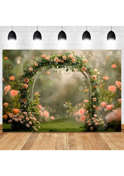 210X150CM Fotoğraf Arkaplanı Kumaş Çelenk Manzara Düğün 3D Parti Tatil Portre Fotoğrafçılığı Arkaplanları,d (Yurt Dışından) fırsatları