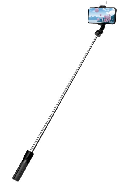 Kablosuz Bluetooth Selfie Çubuğu Mini Çok Fonksiyonlu Tripod Masaüstü Ios Android Telefon Için Dolgu Işığı ile Standı (Yurt Dışından) indirimleri