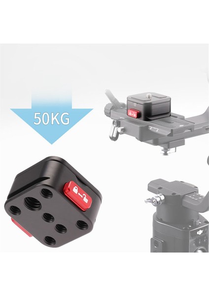 Hızlı Çıkarma Plakası Tripod Kamera Montaj Adaptörü Kamera Tripod Gimbal Sabitleyici Için 1/4 Inç Vida ile Hızlı Kurulum (Yurt Dışından) modelleri