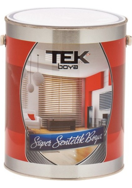 Tek Süper Lüks Sentetik Yağlı Boya Gri 0,750LT