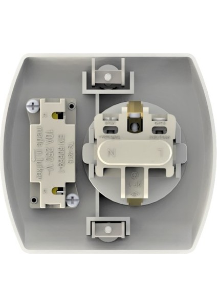 Anahtarlı Topraklı Mobilya ve Banyo Dolabı Prizi Tek Yuvaya Uygun Sıva Altıdır fırsatları