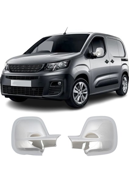 Peugeot Partner 3 Uyumlu 2019 ve Üzeri Ayna Kapağı 2 Parça Abs Krom Kaplama fiyatları