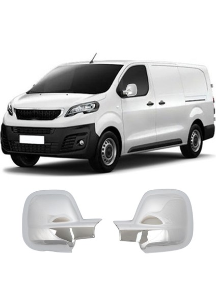 Peugeot Expert Uyumlu 2017 ve Üzeri Ayna Kapağı 2 Parça Abs Krom Kaplama fiyatları