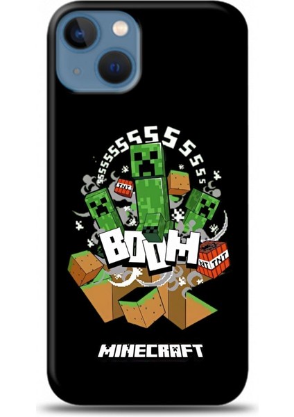Minecarft Desenli iPhone 14 Kılıfı