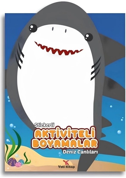 Bfs Stickerli Aktivite ve Boyamalar Deniz Canlıları