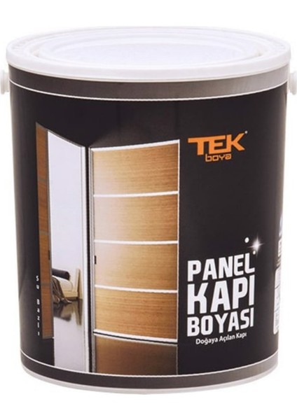 Tek Su Bazlı Panel Kapı Boyası Krem 0,75LT