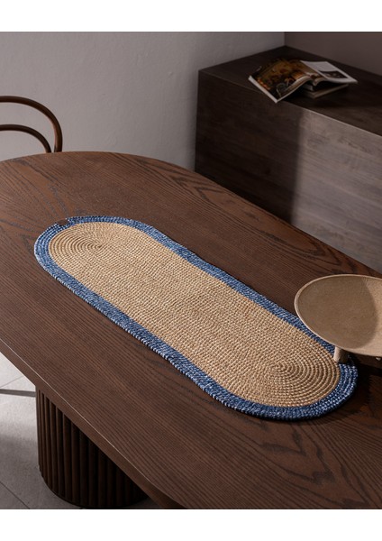 Alsace Masa Runner - Naturel/Mavi