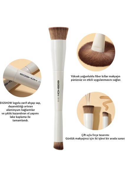 Eıgshow 3 Parça (Çift Taraflı) Profosyonel Fırça Seti fiyatları