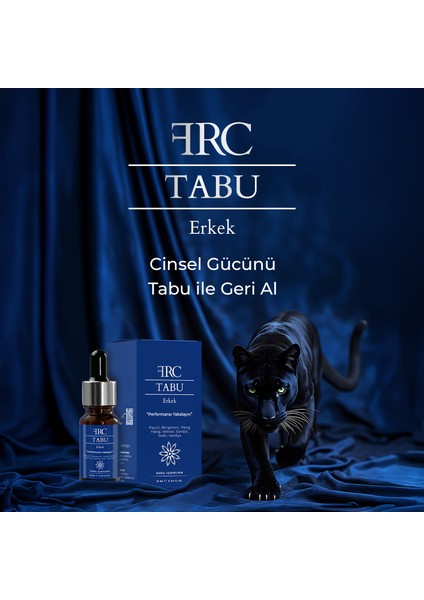 Tabu Erkek Performans Desteği Doğal Bitkisel Afrodizyak Etkili Esans Yağı